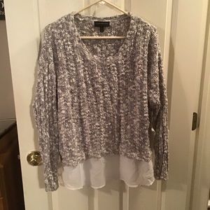 Lane Bryant cream sweater